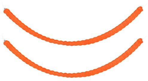 N/A Paper Festival Party String Rope Deko Garland Banner Bunting 2 Stück Orange