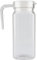 Botella de Jugo - Jarra de Bebida Transparente Acrílico A Rayas Botella Agua Fría Jarra Jugo de Hielo con Asa y Tapa para el Hogar de la Barra(800ML)