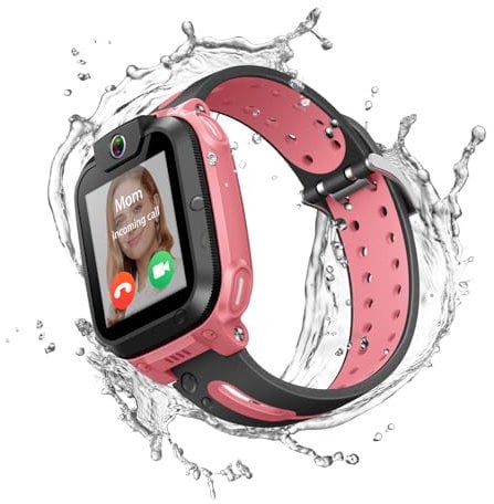 imoo Z1 Smartwatch für Kinder Watch Phone, 4G Kinder Smartwatch Telefon mit langanhaltendem Video-und Telefonanruf, Kinder-GPS-Uhr mit Echtzeit-Ortung und Wasserdichtigkeit IPX8 (Rosa)
