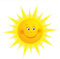 Queerelele Wandaufkleber Sonne Aufklebe Wandtattoo für Kinderzimmer - Wandsticker 32x31cm - Stylische Wand Deko - Kinderzimmer Wohnzimmer Schlafzimmer