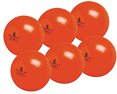 Martin Berrill Sports Gloucester Readers Windball Lot de 6 verres à vent Orange, Sénior