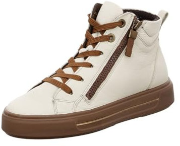 ARA Damen Courtyard Mid-cut Sneaker, CLOUD, 38.5 EU Weit