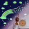 TOARTI 66pcs Wandtattoo Kinderzimmer Mädchen,Regenbogen Leuchtend Aufkleber für Mädchen Schlafzimmer,Schmetterling Wandsticker Babyzimmer Wohnzimmer Deko,Regenbogen Fluoreszierend Sticker Geschenke