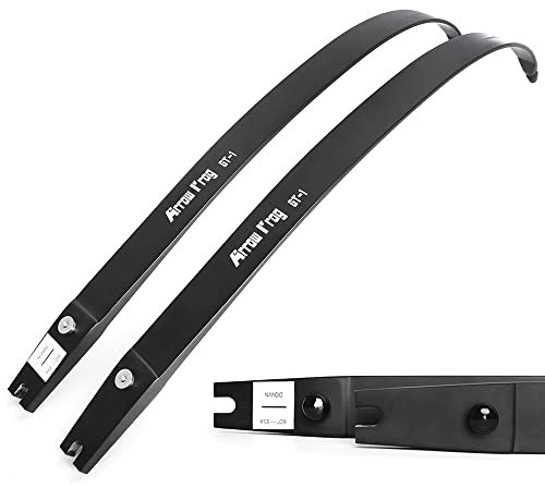 HNZMDY Bogenschießen ILF Limbs Gliedmaßen Takedown Recurve Bogen Wurfarme 35lbs Ersatz Bogenglieder nur für 60 Recurvebogen Rechte Hand (35Lbs, Rechte Hand)