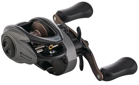 Abu Garcia Revo SX Low Profile Baitcast-Angelrolle, Schwarz