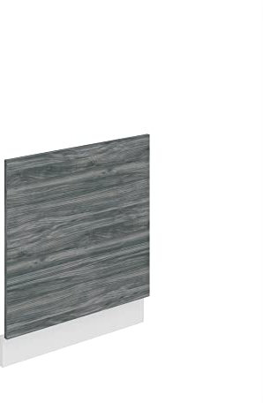BELINI Habillage de Porte Lave Vaisselle PO60 | Meuble Lave Vaisselle sans Plan de Travail I Accessoire pour Lave-Vaisselle Cuisine - Teille: 1,6 x 60 x 57 cm I Couleur: chêne Glamour