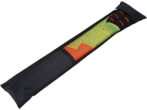 Akozon Fußball Flaggen Schiedsrichter, 2PCS Schiedsrichter Linienrichter Flagge mit Linienrichter Flagge Spiel Fußball Fußball Hockey Training Feree Fußball Uk Aufbewahrung Tasche für
