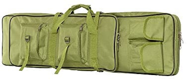 TentHome Angeltaschen Allround Rutentasche Rutenfutteral Angelrutentasche 2 Fächer Angelkoffer angelset Werkzeuge angelausrüstung angelgerät Tasche futteral Ruchsack Grün, 100cm