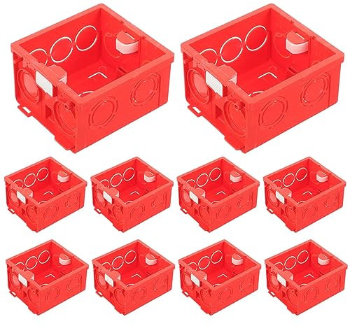 10 Pz Scatole 86 Box Scatola Di Giunzione Scatole Elettriche Incasso Presa Interruttori Bianco Presa 86 Presa A Muro A Muro 86 Presa Scatola Bianco Presa Di