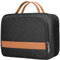 IDEATECH Grande Trousse de Toilette, Trousse de Toilette Femme et Homme Voyage, Trousse Toilette Voyage, Sac de Toilette Voyage Imperméable et Suspendu, Trousse Maquillage Femme et Homme (Noir)