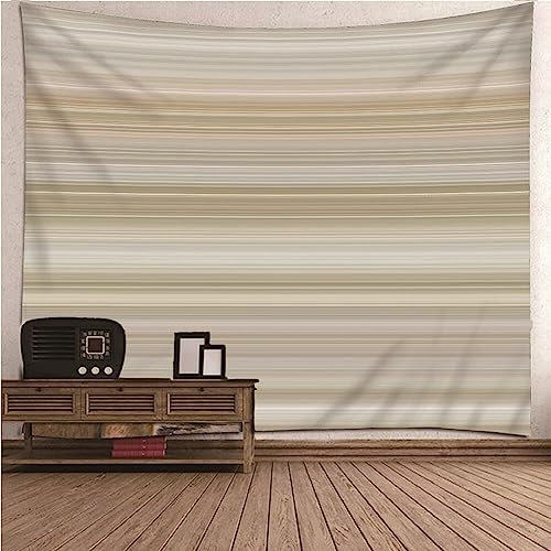 Banemi Wand Teppiche, Tuch Wandbehang Grau Minimalismus Thema Streifenmuster Wandteppich Deko Wohnzimmer Wand 150x150cm
