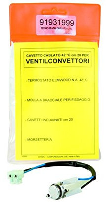TERMOSTATO CABLATO PER VENTILCONVETTORE CM 20 CEWAL SPA