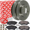 Bremsscheiben Ø240mm + Beläge vorne für 1.0/1.2/1.7 Combo Corsa C