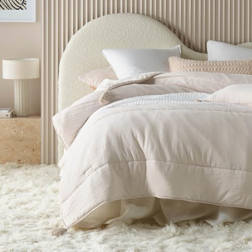 ROOM99 Noemi Elegante Tagesdecke in Creme 200 x 220 cm Vielseitige Wohndecke als Bettüberwurf oder Sofaüberwurf Überwurfdecke für Bett und Sofa Steppdecke Stil Ideal als Bedspread