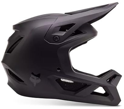 Fox Racing YTH Rampage Helmet CE/CPSC MTB Helm – leichte ABS-Schale – 360° Belüftung – MIPS Technologie – verstellbares Visier – GoPro Halterung – Matte Black, Größe: YS