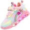 Vorkhuaeri Scarpe da Ginnastica LED per Bambina, Scarpe per Bambini Principessa con Luci Che Illuminano Scarpe da Tennis Sportive per Bambine (A2-Rosa-Mesh2,28)
