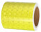 PATIKIL Cinta Reflectante Adhesiva, 7cm x 3 m PVC Cinta de Advertencia de Seguridad de Alta Visibilidad Impermeable para Nocturna Camiones Coches Ropa, Amarillo Fluorescente