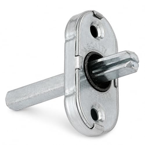 Titolo del prodotto: Movimento per Martellina Tipo DK a 4 Scatti – Compatibile con Maniglie Finestra – Quadro 7x50 mm – Metallo Zincato