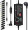 Adaptateur secteur universel 3 V ~ 24 V 5 A 120 W alimentation variable AC/DC réglable, convertisseur AC à CC 100V-240V avec écran LED et 14 embouts et convertisseur de pôles