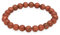 Lebensquelle Plus Kugelarmband | Perlen Armband 8 mm | Hochwertiges Edelsteinarmband | Natur Stein Edelsteinarmband dehnbar (Goldfluss)