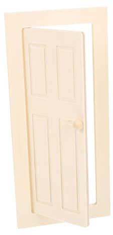 PERSELOSO Miniatur Holz Tür Modell Puppenhaus Möbel Zubehör Dekorative Tür Szenen Kreatives Holz Handwerk Für Sammler