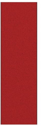 vidaXL Rote und Schwarze rutschfeste Fußmatte 400 x 120 cm Maschinenwaschbar Sanfte Berührung Innen Außen Teppich für Küche Wohnzimmer Büro Balkon Eingang Rechteckig Polyamid