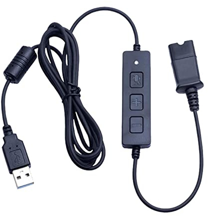MotiveTech Headset Quick Disconnect Qd Anschluss An USB Stecker für, QD-Schnittstelle