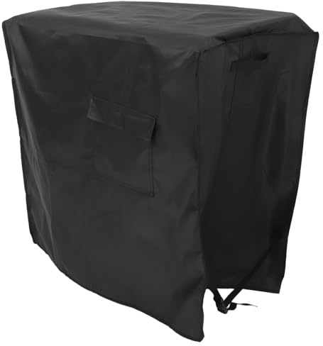 BAZEITFLOW Housse de Protection Patio Imperméable Tissu Oxford pour Chariot Réfrigéré Extérieur Couverture Résistante Aux Intempéries et Poussière Noir