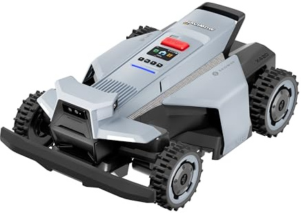 Segway Navimow X420 robot tagliaerba con Garage X, AWD per pendenze fino all’84%, Zero-Turn, tagliaerba per tutti i terreni, MowMentum 2×180 W, fino a 2000 m² (Spedito separatamente)