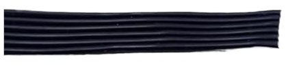 Câble Plat en Silicone Haute Température 5/10m 24awg 6P, Ligne De Chauffage Parallèle for Vêtements, Compteur d'eau, Connexion Électrique(5m)