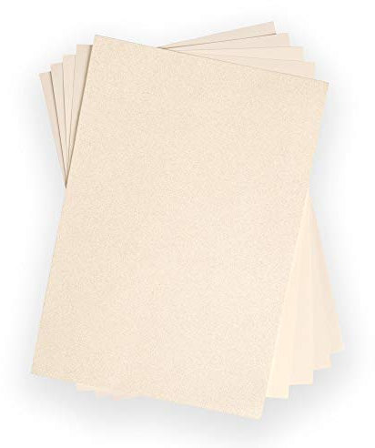 Papier cartonné Surfacez Opulent A4 Ivoire 50 feuilles
