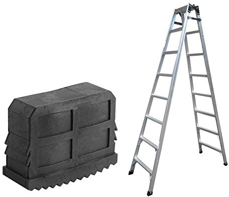 Leiterfüße 2 Stück/Paar Gummifüße Für Leiter, Rutschfeste Ersatzfüße, Fußmatte, Polstersohle, Schwarz, 6 X 4,5 X 2,2 Cm