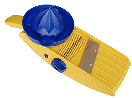 Gemüsehobel TNS 3000 gelb-blau Gemüseschneider Gurkenhobel