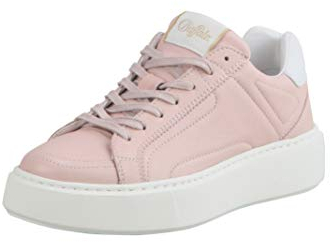 Buffalo Damen Low-Top Sneaker ROLA, Damen Halbschuhe,schnürer,straßenschuhe,Freizeitschuhe,Plateausohle,weiblich,Lady,Pink (Rose),40 EU / 6.5 UK