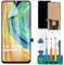 TFT para Xiaomi Mi Note 10 Lite/Mi Note 10 / Mi Note 10 Pro Pantalla de Repuesto LCD Display Touch Digitizer Sensor Kits Sin Marco(Negro,Sin Huella Dactilar,Pantalla no Curvada)