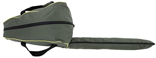 Kettensägen Tasche, Kettensägen Tragetasche aus Oxford-Stoff, Tragbar Kettensägen-Aufbewahrungstasche, Rasenmäher Tragetasche Schutzbox für Kettensäge (Grün)