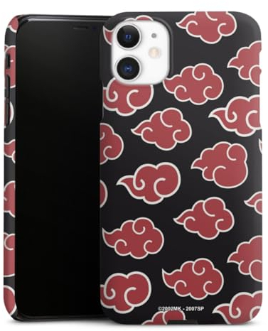 Premium Case kompatibel mit Apple iPhone 11 Smartphone Handyhülle Schutzhülle matt Naruto Shippuden Pattern Akatsuki