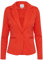 ICHI IHKATE BL Damen Blazer Kurzblazer Jacke Ein-Knopf-Blazer mit Stretch und Reverskragen, Größe:S, Farbe:Poppy Red (171664)