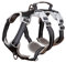 Huntboo Escape Proof Dog Harness Medium, Anti-Pull Dog Harness with Handle, Breathable, Adjustable Dog Harness Small Dog, Reflective Harnesses for Large Dogs Outdoor, Walking, Training (Black, M)