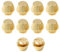 Lowats Piedini per Borse 10 Pezzi Borchie per Piedi Rivetto Borsa Piedi Borsa a Chiodo Piatta Borsa Borsa Piedi Chiodo Borchie Chiodi in Lega Pelle Piedi Artigianali Chiodi in Ottone per DIY Borsa