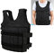 Gewichtsweste 20kg, Verstellbare Gewichtsweste, 60×42CM, Weight Vest, Militärische Gewichtsweste, Max Belastung 20 kg, Gewichtsjacke, für Laufen,Krafttraining, Ausdauer(Stahlplatte nicht enthalten)