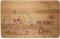 wandmotiv24 Personalisiertes Frühstücksbrettchen, 22x14 cm, Hier krümelt, Elefant, Name, Holz, Schneidebrett, Geschenke M0821