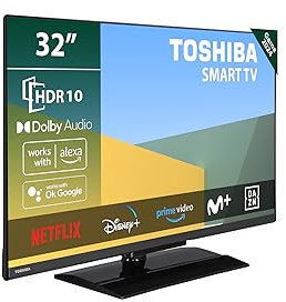 Toshiba 32WV3E63DG Téléviseur LED HD 32 Pouces Smart TV
