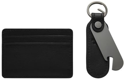 Fossil Porte-clés pour homme Décapsuleur Cuir Coffret Cadeau MLG0791210