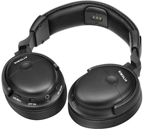 SIMOLIO Récepteur sans Fil pour Casque TV, Casque de Remplacement pour SM-829D1 & SM-829D2 Casque TV Numérique sans Fil