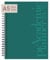 Riley's Planer 2024-2025 Akademisches Jahr, 18 Monate Vertikaler Wochenplaner - Eleganter Wochen- & Monatsplaner, robuster Einband, Notizseiten, Doppeldrahtbindung (20,3 x 15,2 cm, Dunkelgrün)