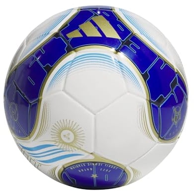 adidas Equipment - Fußbälle Messi Miniball Spark GEN10S weissblaublau 1