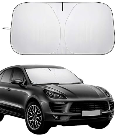 NebulaGlam Parasol Coche Delantero, Parasol Luna de Coche para Protección Rayos UV Bebe, Parasol Reflectante para Coche para Automóvil Y Protección contra El Calor Solar (XL)