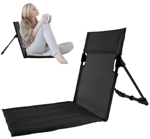 Chaise de plage pliante légère avec sac de rangement, siège portable, chaise de plage basse, chaise longue pliable pour la pêche, les barbecues, la randonnée, les voyages, les activités de plein air