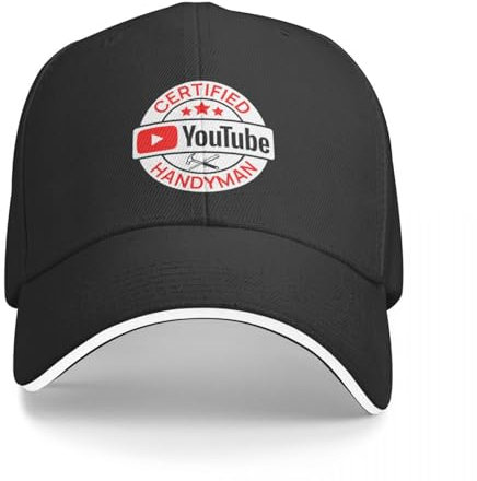 Unisex Hip Hop Zertifiziert YouTube Handwerker Baseball Cap Hut Luxus Sport Caps Trucker Hut Snapback Cap Golf Hut Frauen Herren Farbe Sonnenhüte Outdoor Geschenk